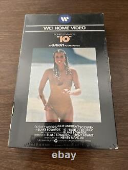 10 (VHS, 1980) Blake Edwards Bo Derek WHV Home Video Big Book Box Rare Vintage