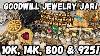14k Gold 800 U0026 925 Silver Victorian U0026 Vintage Shop Goodwill Jewelry Jar Unboxing Jewelryunboxing