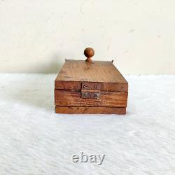 1920s Vintage Blade Sharpening Barber Wooden Box Rare Grooming Collectibles W163