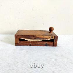 1920s Vintage Blade Sharpening Barber Wooden Box Rare Grooming Collectibles W163