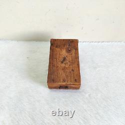 1920s Vintage Blade Sharpening Barber Wooden Box Rare Grooming Collectibles W163