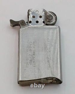 1956 RARE VINTAGE ZIPPO STERLING Lighter engraved With Box. WOW