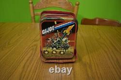 1982 Vintage GI Joe ARAH Cheinco Metal Tin Lunch Box RARE Limited Issue FREESHIP