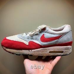 1987 Nike Air Max 1 OG Red With Box and Receipt Sz 10.5 Vintage 1985 Jordan Rare