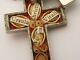 Antique Vintage Cross Reliquary Box Pendant Relics Saint Apostles Rare! No. 516