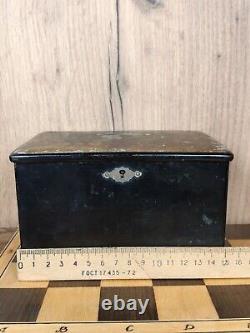 Antique vintage rare tea box. Period Tsarist Russia 1900s 15×9,5×10 cm