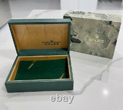 Authentic Vintage Very Rare 80s Rolex Box For GMT Master +Booklet Set Pepsi Coke