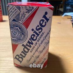 BUDWEISER BEER CAN VINTAGE FILM CAMERA with Box Rare Flash is not working