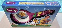 Barney The Dinosaur Vintage Song Magic Banjo 1998 Hasbro Playskool Rare Nib