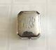 Birks Sterling Silver 925 Vintage Engraved Ring Box 1.5 Rare