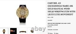 Cartier 1936 rare vintage Astronomical Helm gold platinum unique art deco