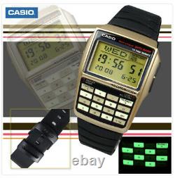 Casio DBC32C-1B Data Bank Calculator Watch NEW Rare Vintage Limited Black Gold