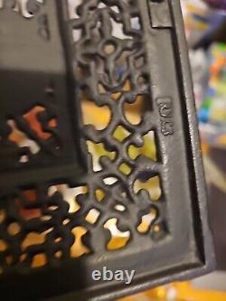 Cast Iron Vintage Box Case Ussr Russian Soviet Decorated Signed Rectangle Rare