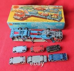 Corgi Toys RARE Gift Set No41 FORD TRANSPORTER & 6x Cars Diecast VINTAGE Boxed