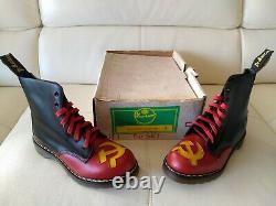 DOC DR. MARTENS SICKLE & HAMMER BOOTS NEW WithBOX MADE IN ENGLAND RARE VINTAGE 5UK