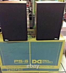 Design Acoustics PS-6 Speakers PAIR BRAND NEW IN BOX! RARE VINTAGE