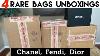 Designer Bag Hauls Ft Chanel Fendi U0026 Dior Rare Designer Bag Unboxings