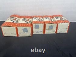 Disney Ornaments Kokeshi Japan Spring Loaded Vintage Box Rare One Of A Kind