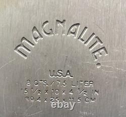 EUC! Vintage Magnalite 8qt Aluminum Roaster Dutch Oven 4265 withTrivet & Box RARE