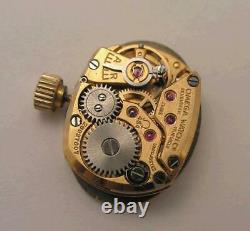 Elegant 14 K Solid Gold Omega Deville Rare Vintage C. 1968 Bracelet Watch w Box