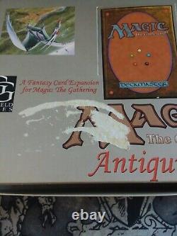 Empty ANTIQUITIES Booster Box 1993 VERY RARE MTG Magic the Gathering Vintage