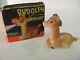 Extremely Rare Vintage 1939 Rudolph The Red-nosed Reindeer Flashlight W Box