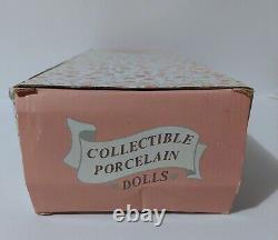 Faith Vintage JC Penny Collectable Porcelain Doll with Dog In Box! RARE