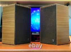 GRUNDIG BOX-550? RaRe? Vintage Stereo Bookshelf Speakers