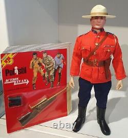 Gi Joe Vintage 1964 AM Canadian Mountie With Ultra Rare Centry Box, Awesome