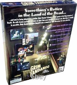 Grim Fandango RARE Vintage (PC, 1998). Large Box Collectible New! MISB