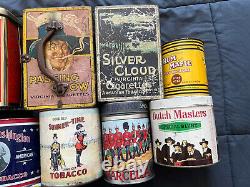 HUGE VINTAGE TOBACCO TIN AND CIGAR BOX LOT! Adult Owned! SUPER RARE STUFF