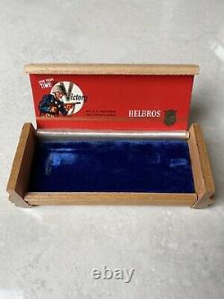 Helbros Vintage Chronograph And Original Box, Rare Combo Set From World War II 2