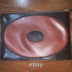 Hermes Vintage 1974 Rare Box Calf Bag/clutch/pouch/wristlet Rouge H/valentines
