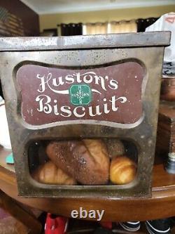 Huston biscuit box VINTAGE RARE