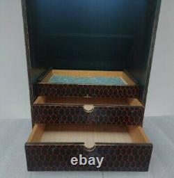 Japanese Vintage Wooden Vanity Box Rare