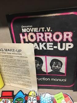 KVintage Rare 1976 Dick Smith Pressman Movie/TV Horror Make-up withOriginal Box