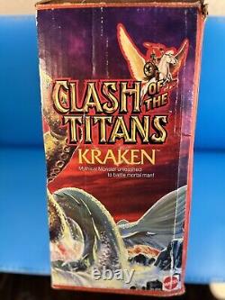 Kraken Clash of The Titans 1980 Vintage Original Box Mattel Complete Rare Case