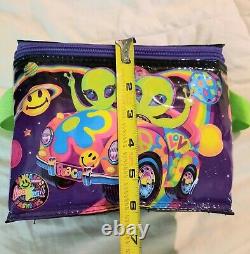 Lisa Frank vintage zoomer and zorbit aliens RARE puffy lunch bag lunch box