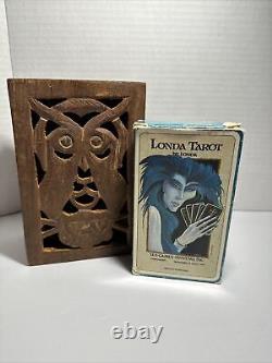 Londa Tarot Cards By Londa 1993 Complete OOP Rare with Ornate Carved Vintage Box