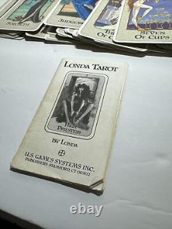 Londa Tarot Cards By Londa 1993 Complete OOP Rare with Ornate Carved Vintage Box