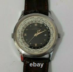 MEN'S VINTAGE HAMILTON WORLD TIME WATCH 8984 RARE NEW BATTERY WithBOX WORKS