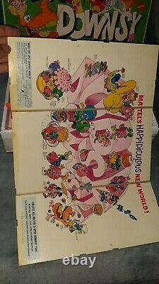 Mattel 1969 Upsy Downsy Worlds O Fun Giftset w Box rare board game vintage