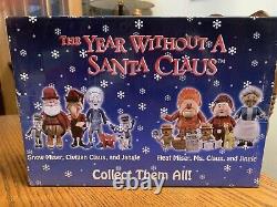 NECA The Year Without A Santa Claus 11 Piece PVC Figurine Set Vintage New RARE