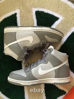 Nike 2008 Dunk High Neutral Grey Size 10.5 OG Box Rare Vintage Great Condition