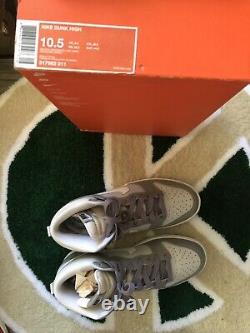 Nike 2008 Dunk High Neutral Grey Size 10.5 OG Box Rare Vintage Great Condition