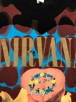 Nirvana Heart Shaped Box Shirt Rare Mint Cond Vintage 1993 Size Large