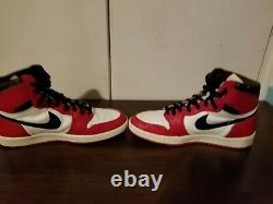 Og Vintage 1985 Nike Air Jordan 1 Chicago Size 11 Rare Soft Collars Ty1 No Box