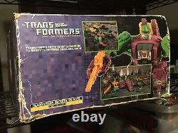 Original G1 Transformers Scorponok With Rare Box Vintage Headmaster 80s Toy