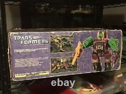 Original G1 Transformers Scorponok With Rare Box Vintage Headmaster 80s Toy