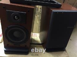 Pair of Vintage Epicure Model 5v 5 Book Shelf Speakers Rare Sealed in Box